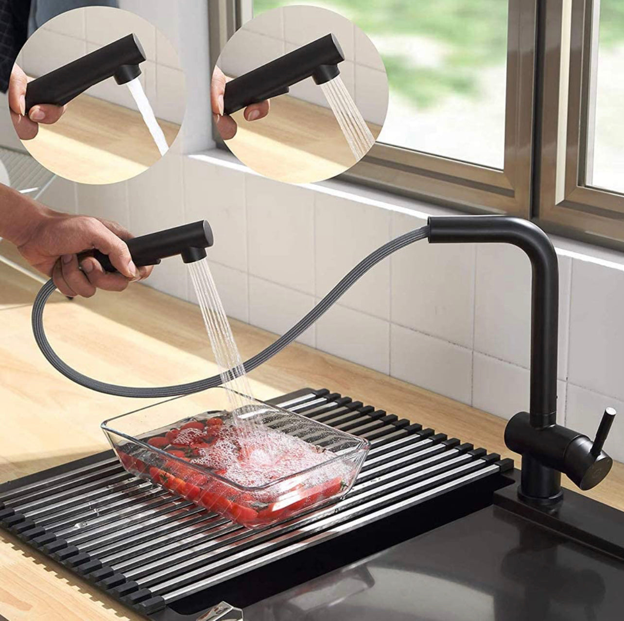 Keuken Kraan Alesa Zwart